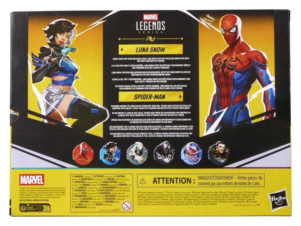 Marvel Rivals Marvel Legends Action Figure 2-Pack Spider-Man & Luna Snow 15 cm