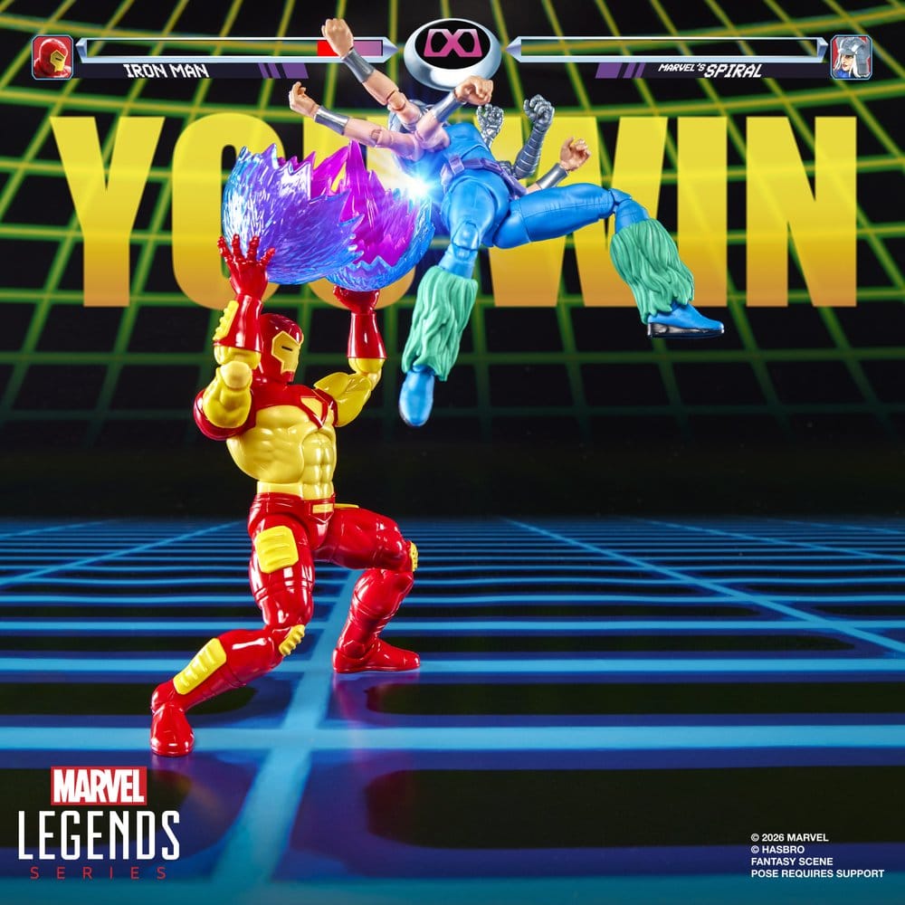 Marvel Games Marvel Legends Action Figure 2-Pack Iron Man & Marvel's Spiral 15 cm