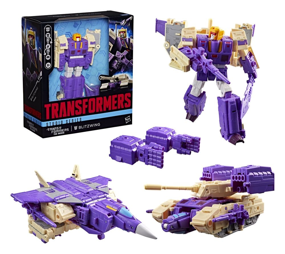 The Transformers: The Movie Studio Series Leader Class Action Figure Blitzwing 18 cm