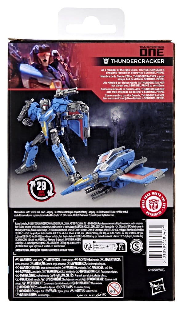 Transformers One Studio Series Deluxe Class Action Figure Thundercracker 13 cm
