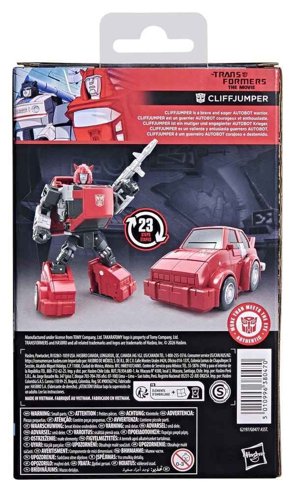 The Transformers: The Movie Studio Series Deluxe Class Action Figure Cliffjumper 10 cm