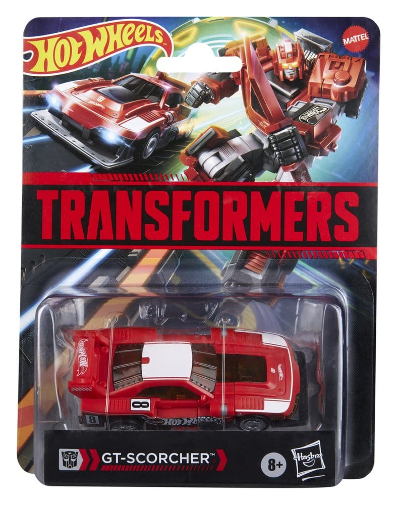 Transformers x Hot Wheels Collaborative Deluxe Class Action Figure GT-Scorcher 13 cm
