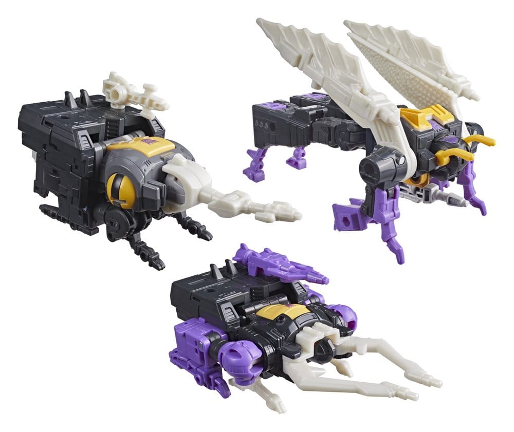 The Transformers: The Movie Studio Series Deluxe Class Action Figure 3-Pack Insecticon Bombshell, Shrapnel & Kickback 14 cm