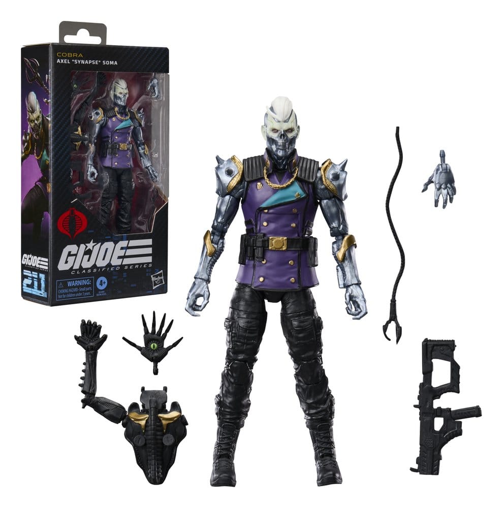 G.I. Joe Classified Series Action Figure #211 Axel "Synapse" Soma 15 cm