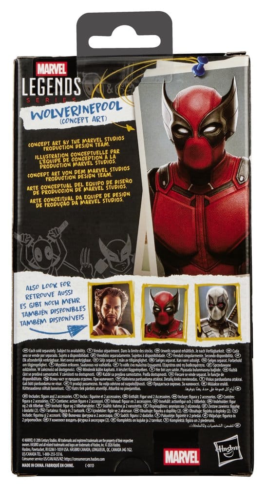 Deadpool & Wolverine Marvel Legends Action Figure Wolverinepool (Concept Art) 15 cm