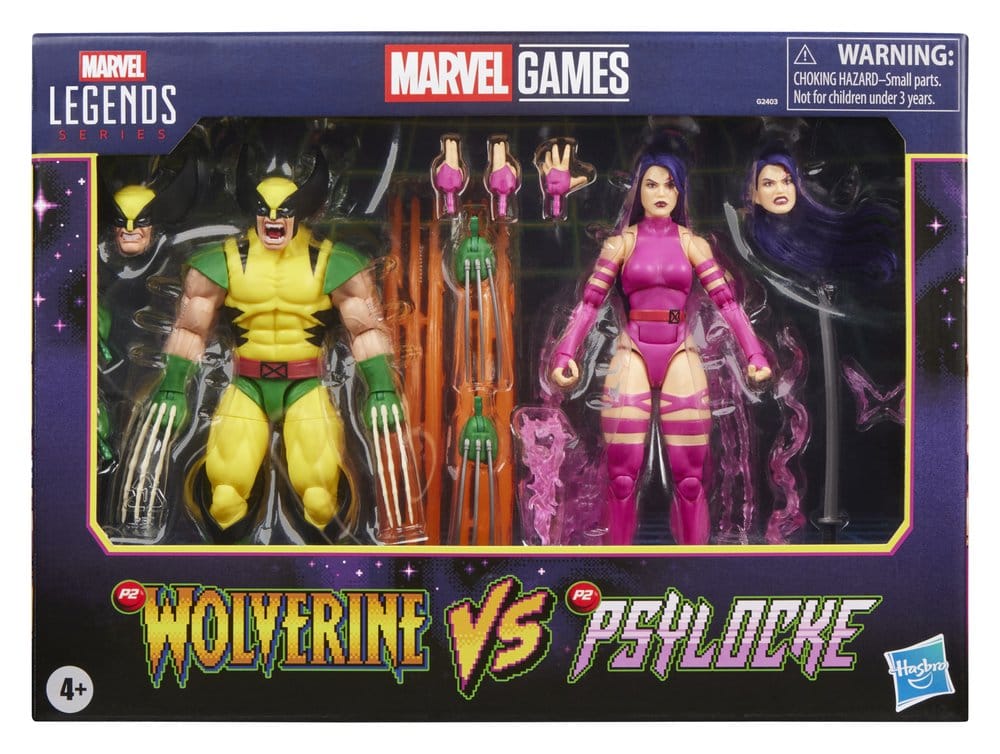 Marvel Games Marvel Legends Action Figure 2-Pack Wolverine & Psylocke 15 cm