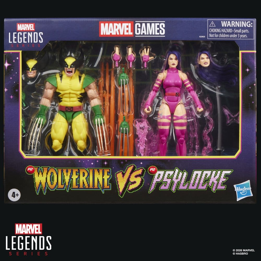 Marvel Games Marvel Legends Action Figure 2-Pack Wolverine & Psylocke 15 cm