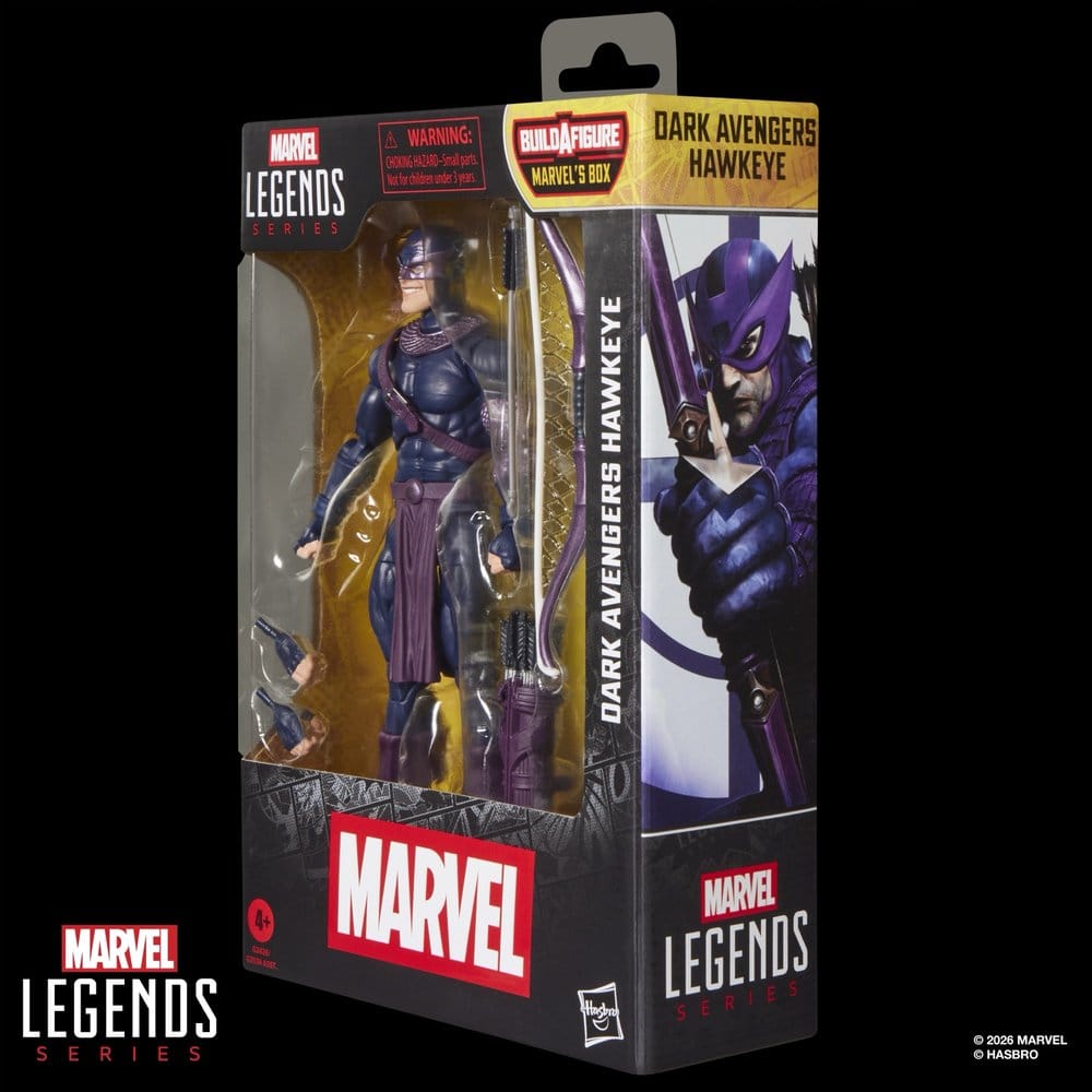 Marvel Legends Action Figure Dark Avengers Hawkeye (BAF: Marvel's Box) 15 cm