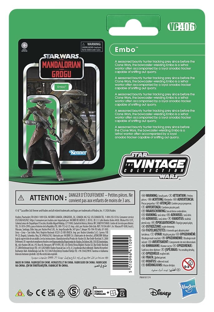 Star Wars: The Mandalorian and Grogu Vintage Collection Action Figure Embo 10 cm