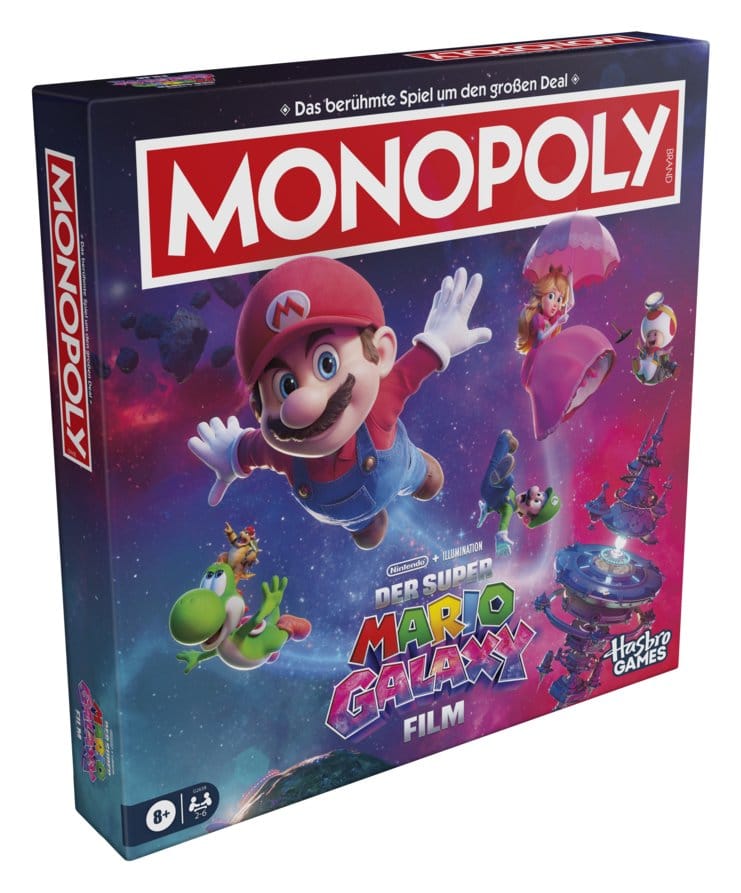 The Super Mario Galaxy Movie Monopoly Board Game *German Version*