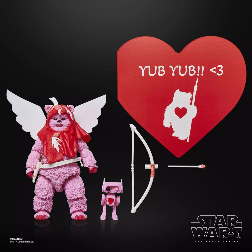 Star Wars Black Series Action Figure Ewok (Valentine's Day Edition) 15 cm