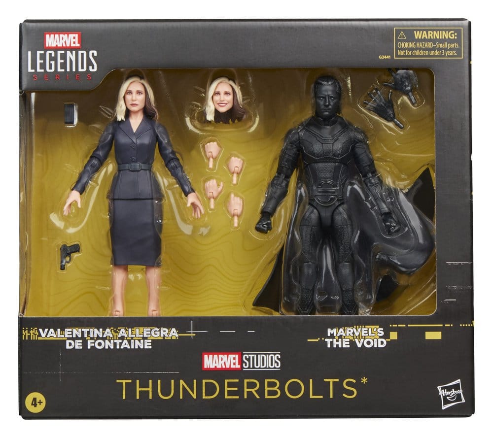 Thunderbolts Marvel Legends Action Figure 2-Pack Valentina Allegra de Fontaine & Marvel's The Void 15 cm