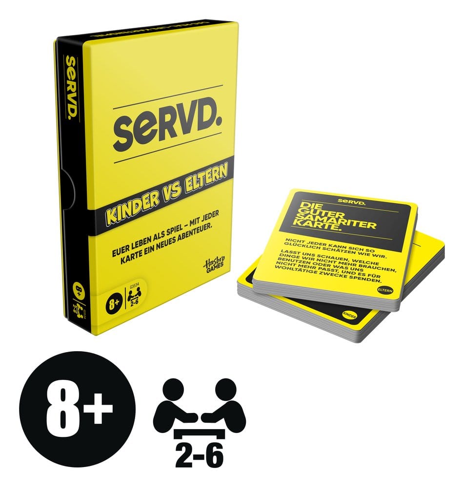 SERVD Card Game Kids vs Parents *German Version*