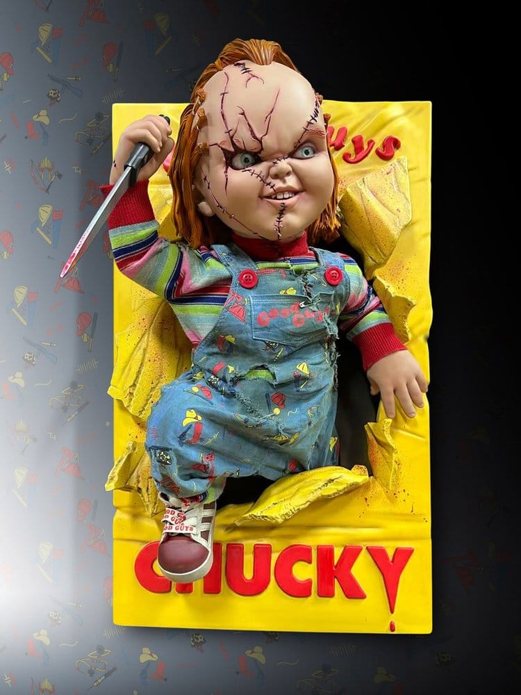 Chucky (Child´s Play) Wall Sculpture 1/1 Bride of Chucky 43 x 46 x 76 cm