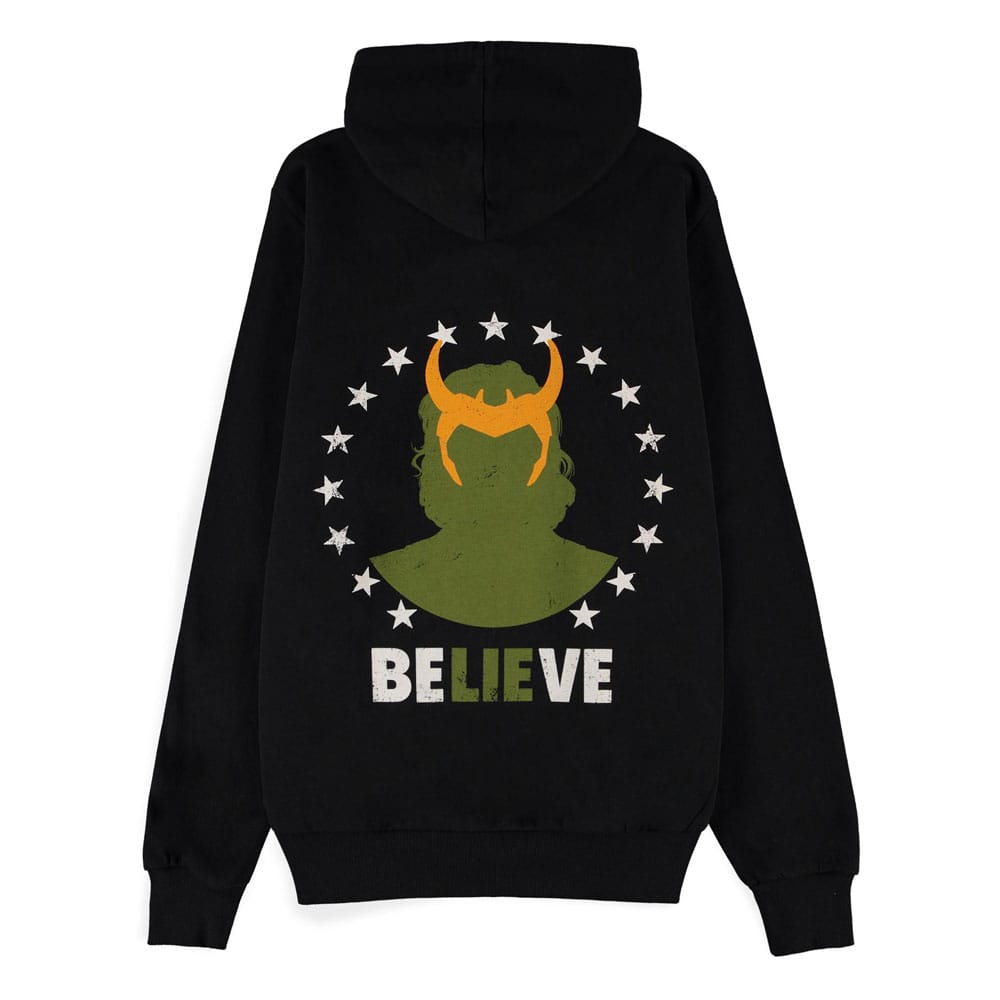 Loki Zipper Hoodie Believe Size XXL