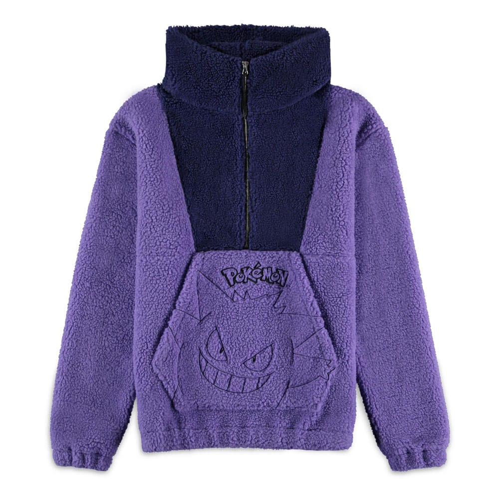 Pokémon Sherpa Hooded Sweater Gengar Size M