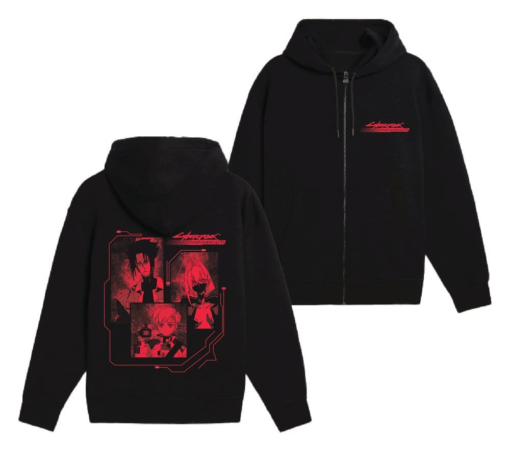 Cyberpunk Edgerunners 2 Zipper Hoodie Key Characters XL
