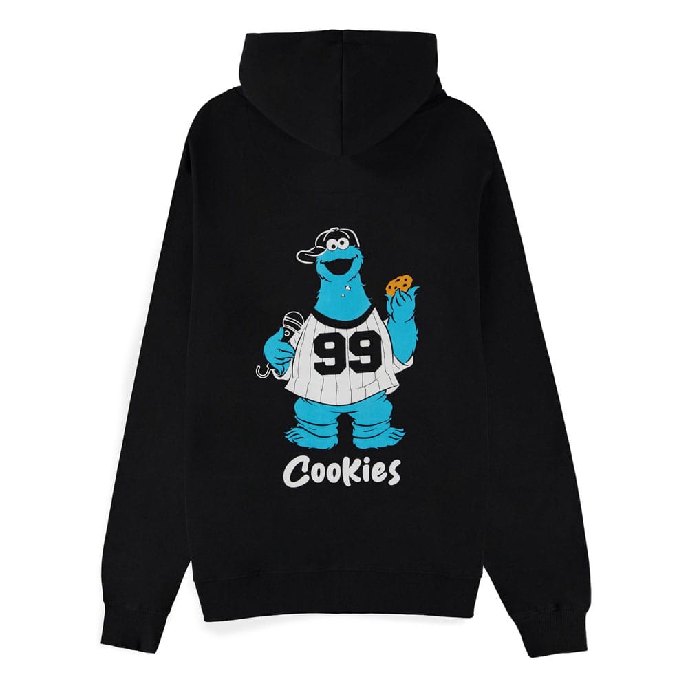 Sesame Street Zipper Hoodie Cookie Monster 99 Cookies Size S