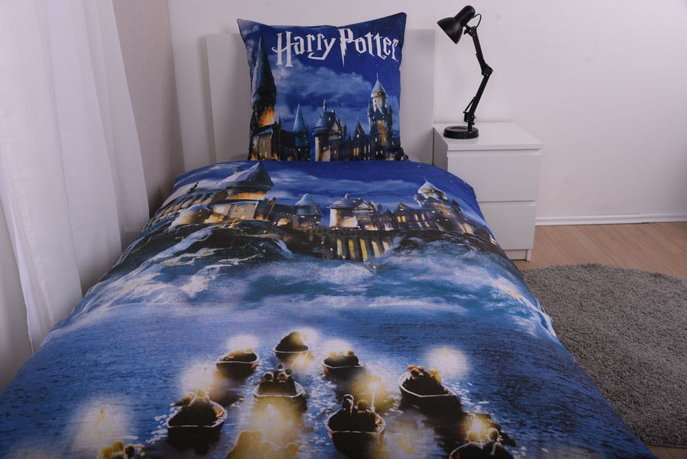 Harry Potter Duvet Set Blue 135 x 200 cm / 80 x 80 cm
