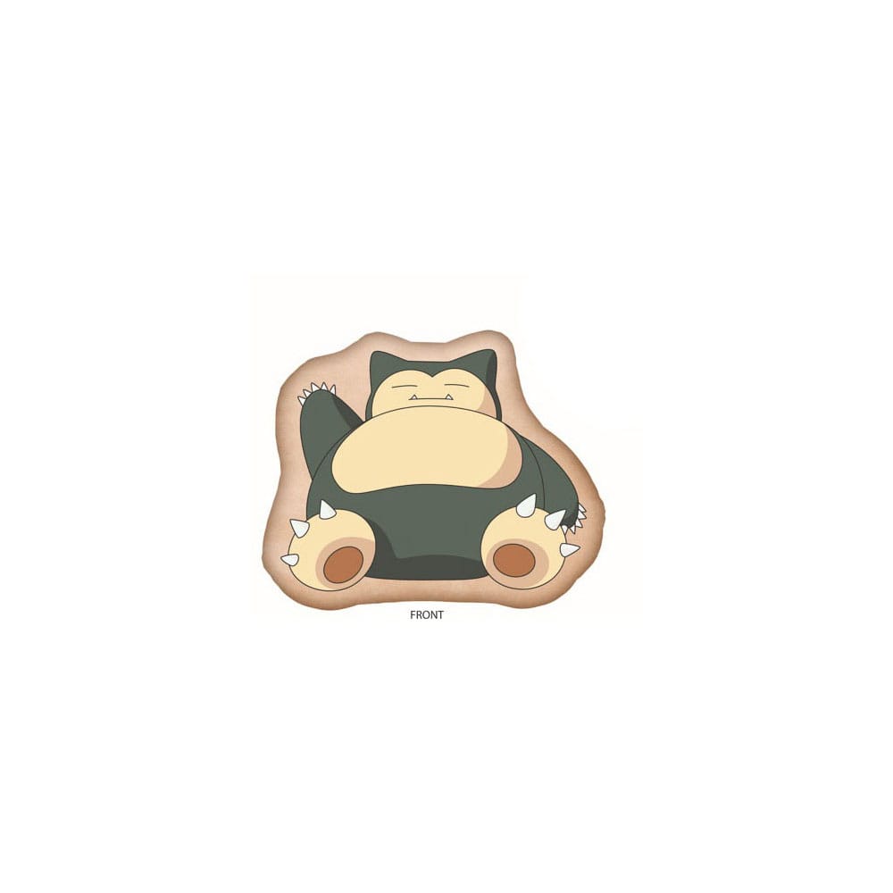 Pokemon Pillow Snorlax brown 36 cm