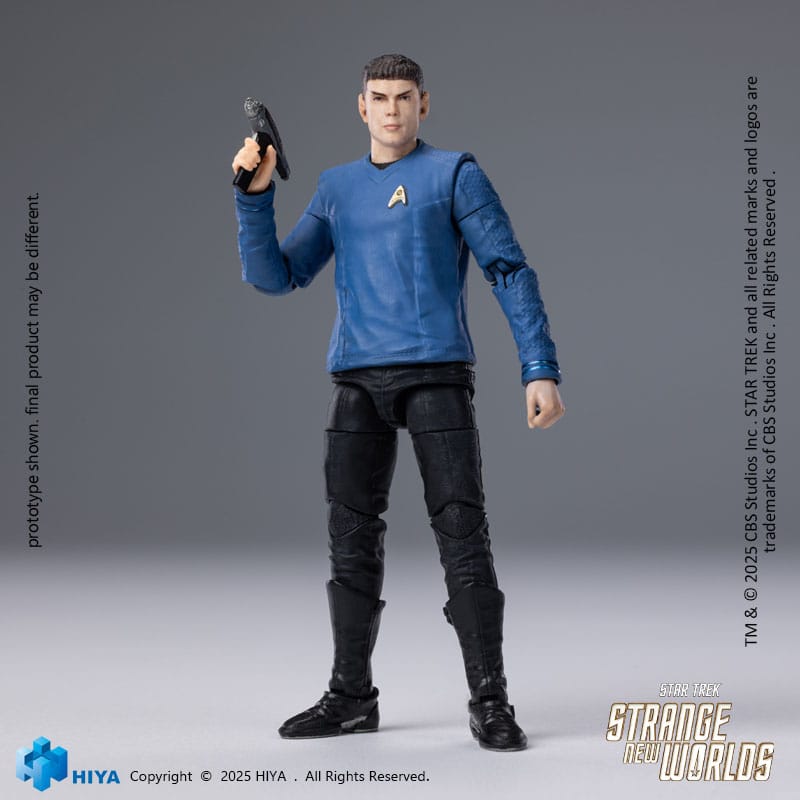 Star Trek Strange New Worlds Exquisite Mini Series Action Figure 1/18 Spock 11 cm