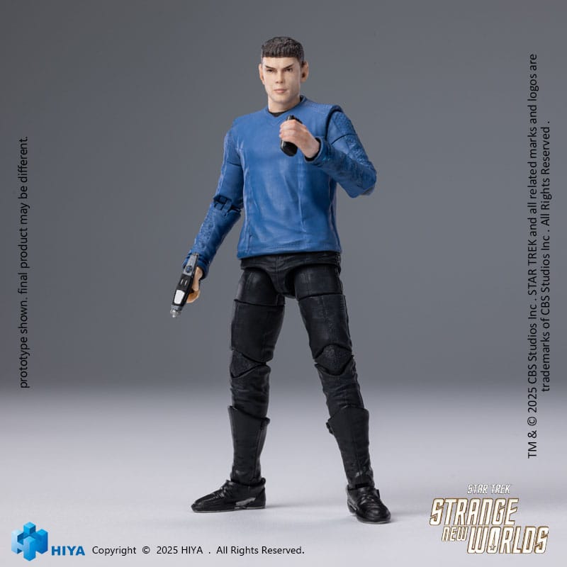 Star Trek Strange New Worlds Exquisite Mini Series Action Figure 1/18 Spock 11 cm