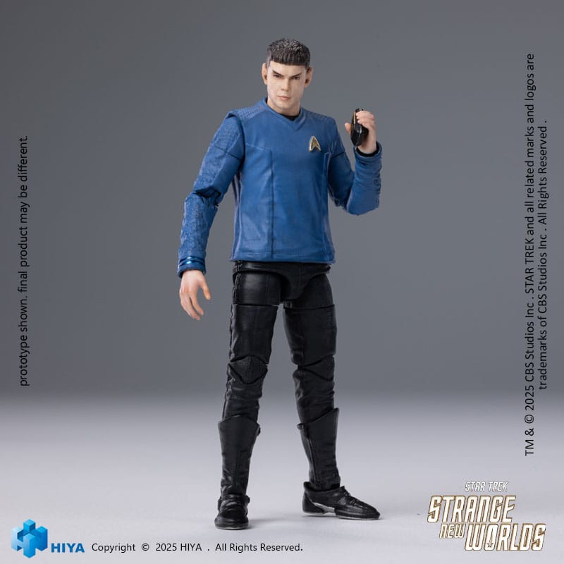 Star Trek Strange New Worlds Exquisite Mini Series Action Figure 1/18 Spock 11 cm