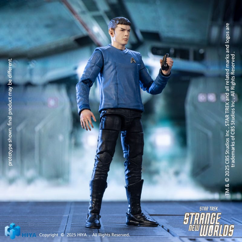 Star Trek Strange New Worlds Exquisite Mini Series Action Figure 1/18 Spock 11 cm
