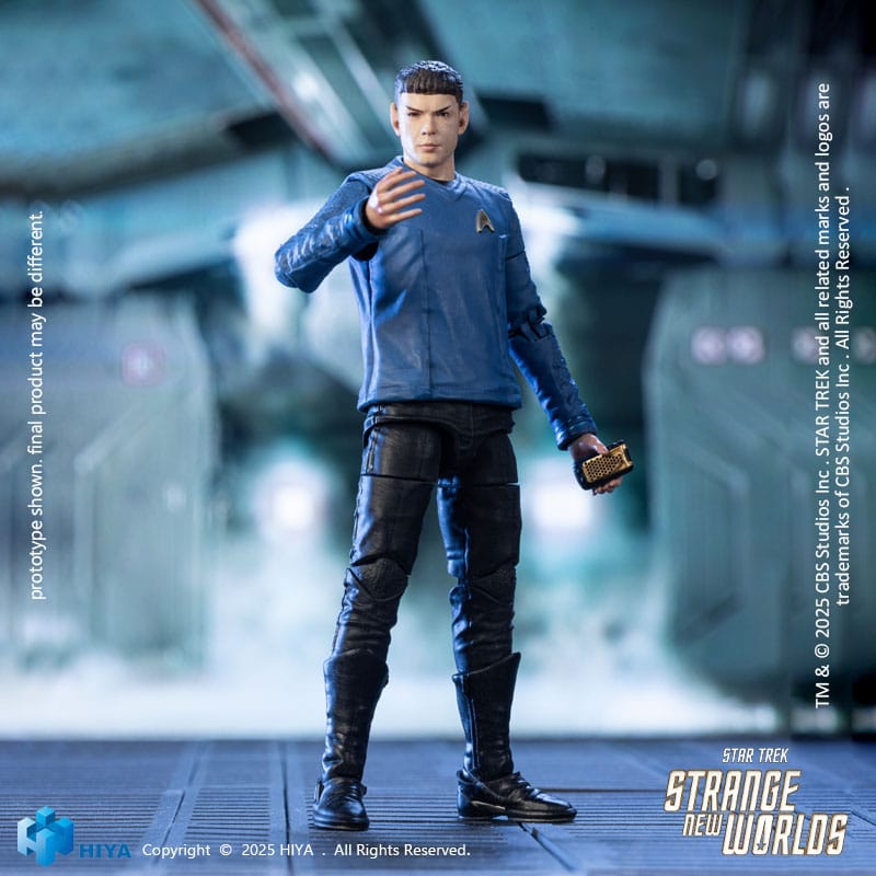Star Trek Strange New Worlds Exquisite Mini Series Action Figure 1/18 Spock 11 cm