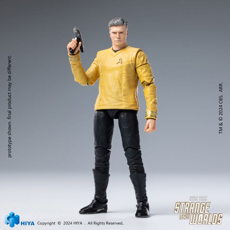 Star Trek Strange New Worlds Exquisite Mini Series  Actionfigur 1/18 Pike 11 cm