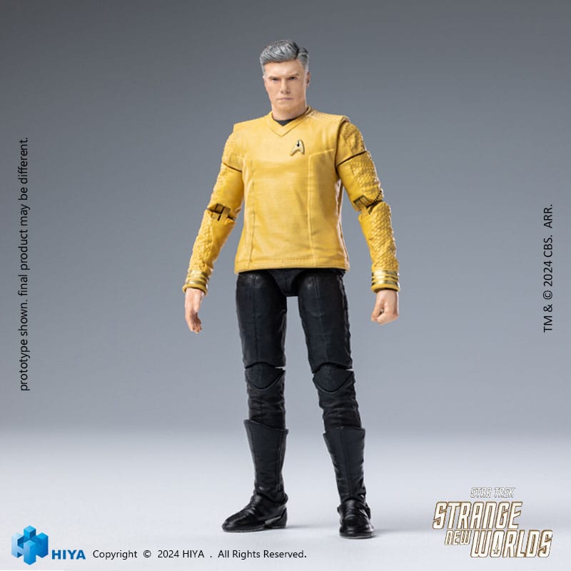 Star Trek Strange New Worlds Exquisite Mini Series Action Figure 1/18 Pike 11 cm