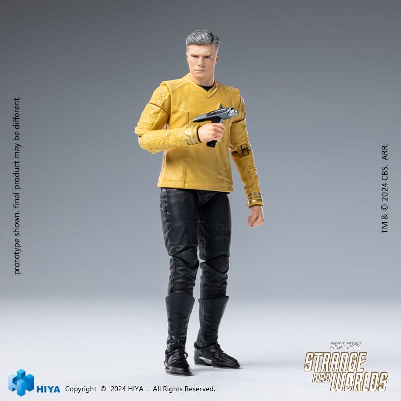 Star Trek Strange New Worlds Exquisite Mini Series Action Figure 1/18 Pike 11 cm