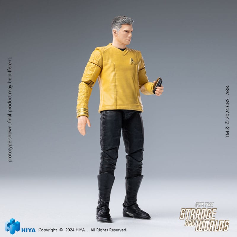 Star Trek Strange New Worlds Exquisite Mini Series Action Figure 1/18 Pike 11 cm