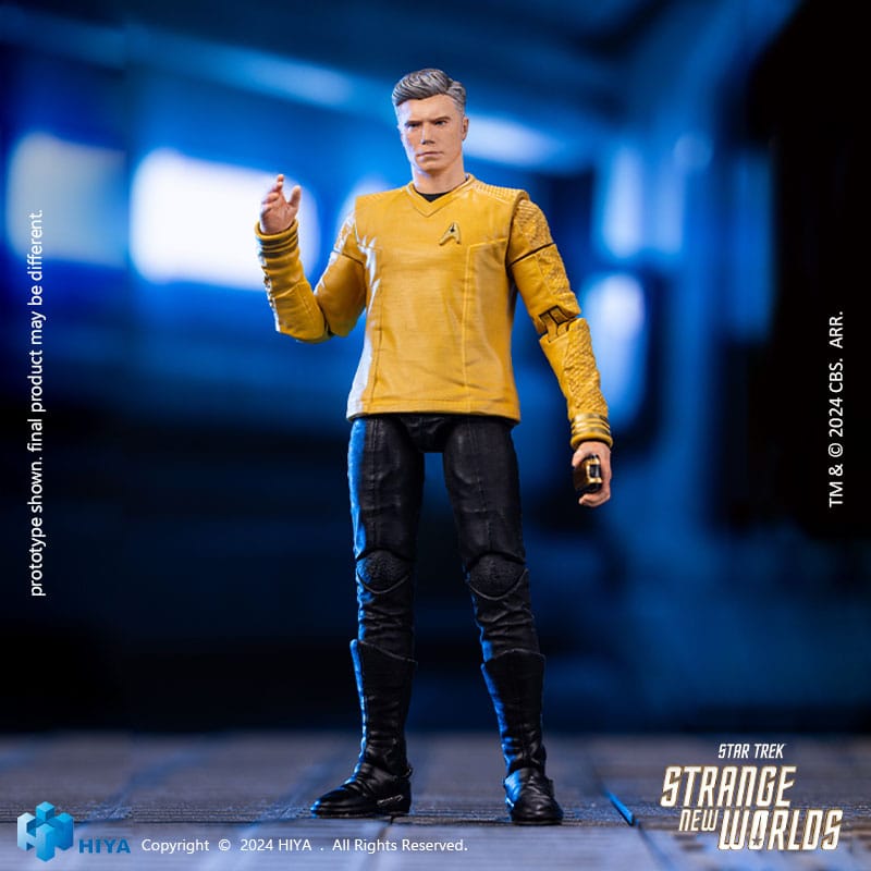 Star Trek Strange New Worlds Exquisite Mini Series Action Figure 1/18 Pike 11 cm