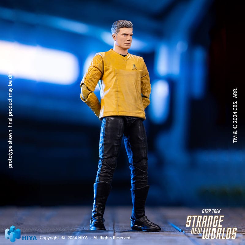 Star Trek Strange New Worlds Exquisite Mini Series Action Figure 1/18 Pike 11 cm