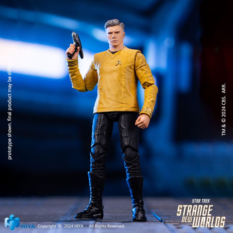 Star Trek Strange New Worlds Exquisite Mini Series Action Figure 1/18 Pike 11 cm