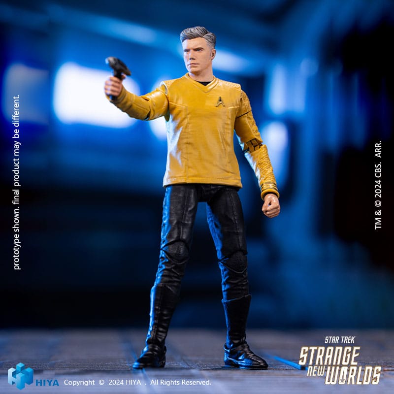Star Trek Strange New Worlds Exquisite Mini Series Action Figure 1/18 Pike 11 cm