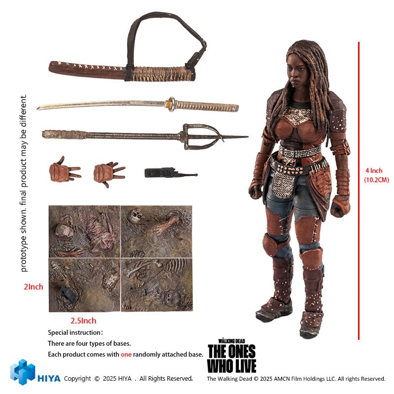 The Walking Dead: The Ones Who Lived Exquisite Mini Action Figure 1/18 Michonne 10 cm
