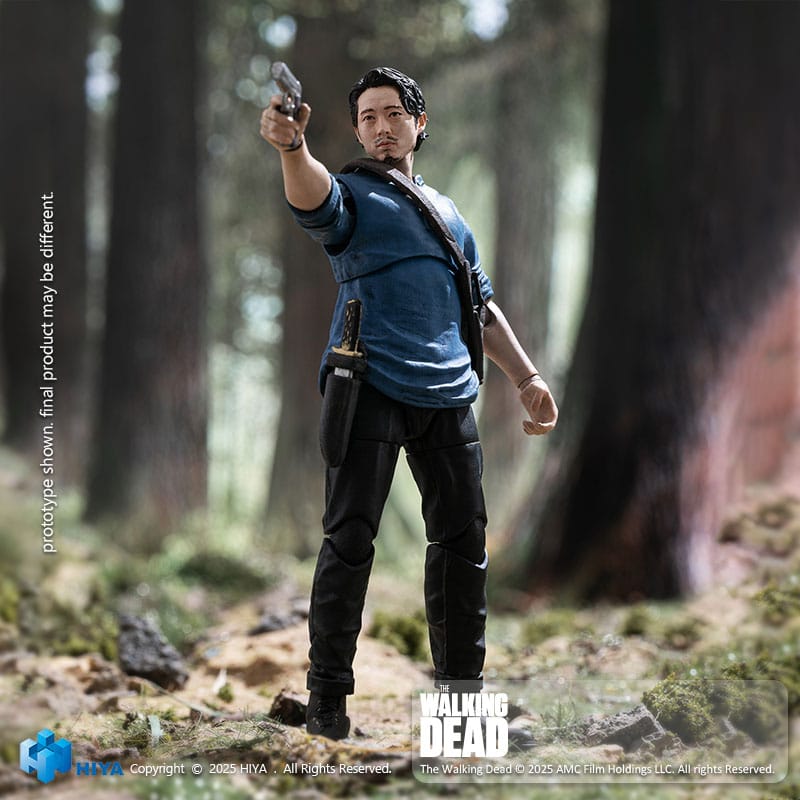 The Walking Dead Exquisite Mini Series Action Figure 1/18 Glenn 11 cm