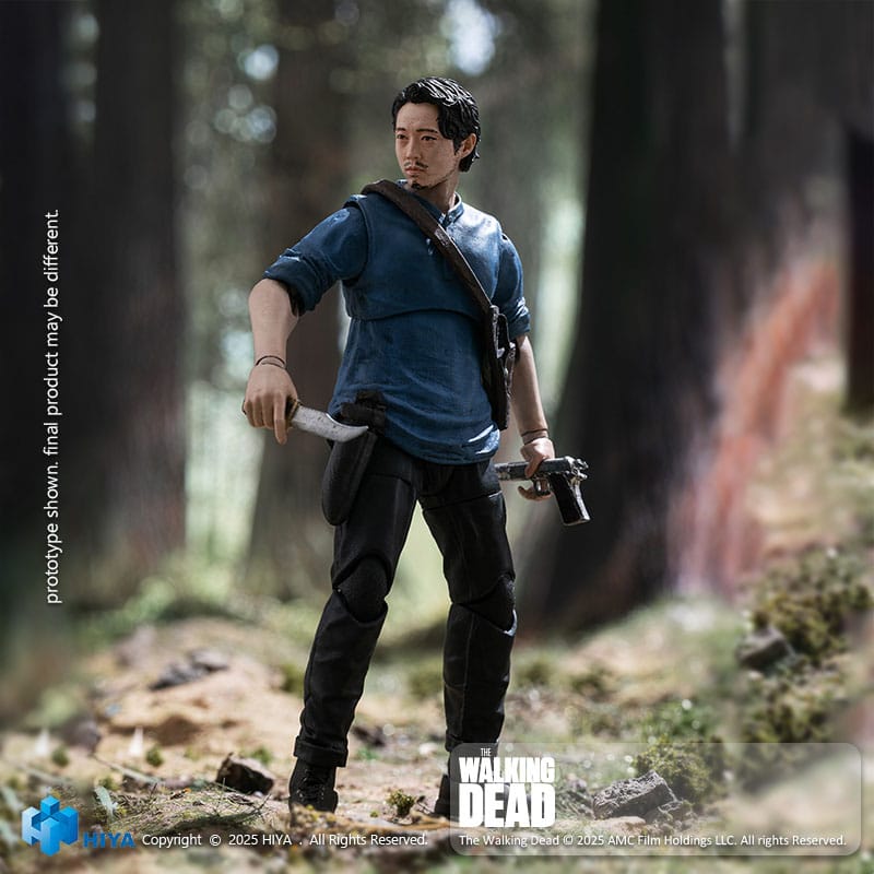 The Walking Dead Exquisite Mini Series Action Figure 1/18 Glenn 11 cm