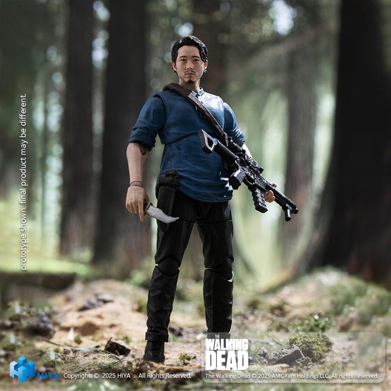 The Walking Dead Exquisite Mini Series Action Figure 1/18 Glenn 11 cm