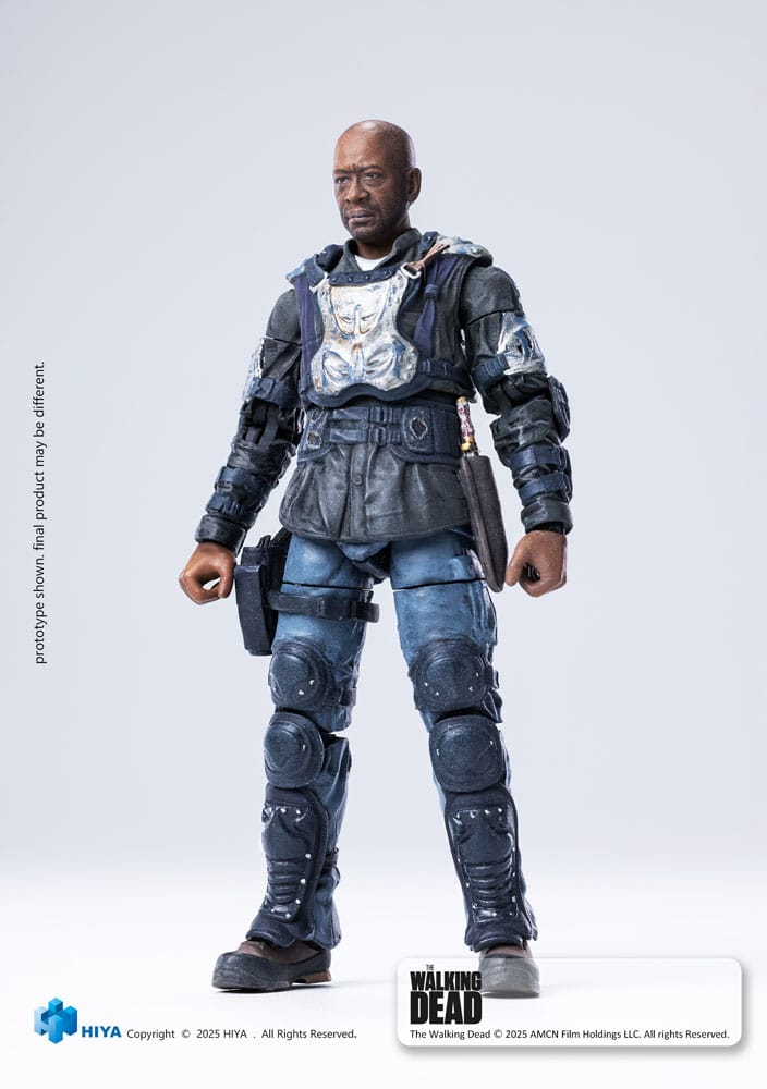 The Walking Dead: The Ones Who Lived Exquisite Mini Action Figure 1/18 Morgan 10 cm