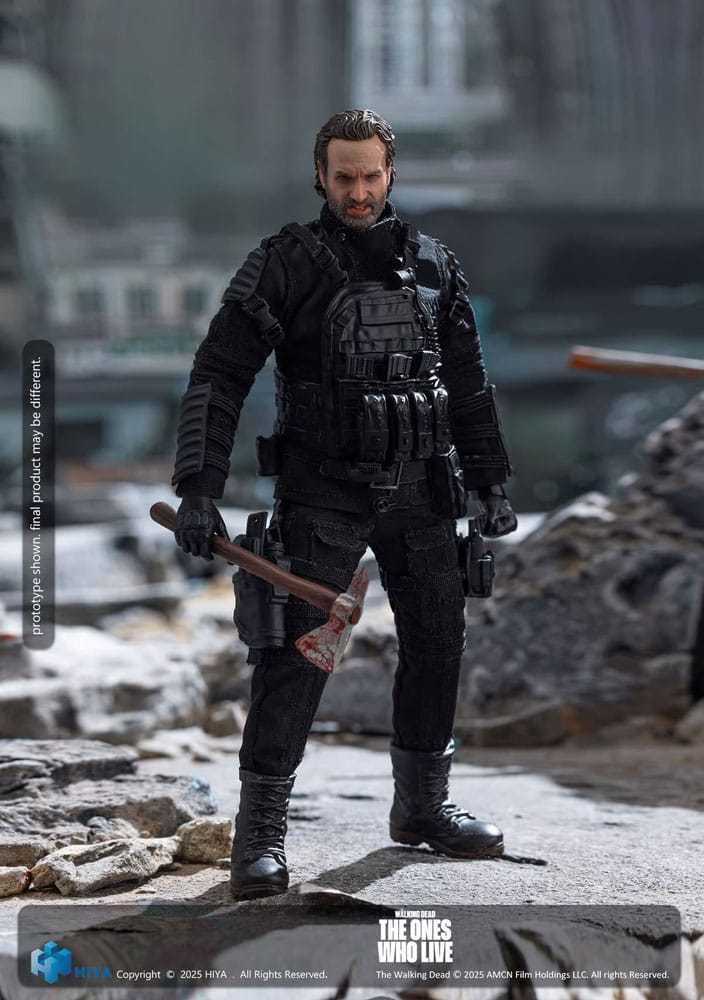 The Walking Dead: The Ones Who Live Exquisite Super Series Action Figure 1/12 Rick 16 cm