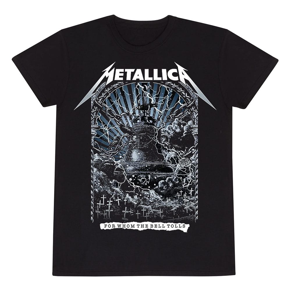 Metallica T-Shirt For Whom The Bells Toll Black Size S