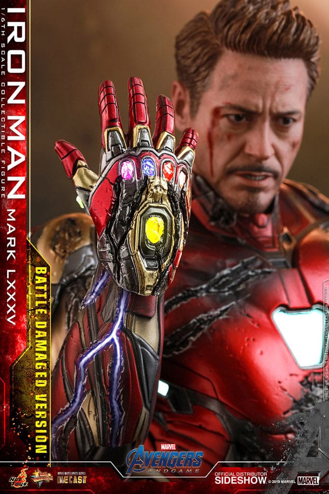 Avengers: Endgame Movie Masterpiece Diecast Action Figure 1/6 Iron Man Mark LXXXV (Battle Damaged Version) Special Edition 32 cm