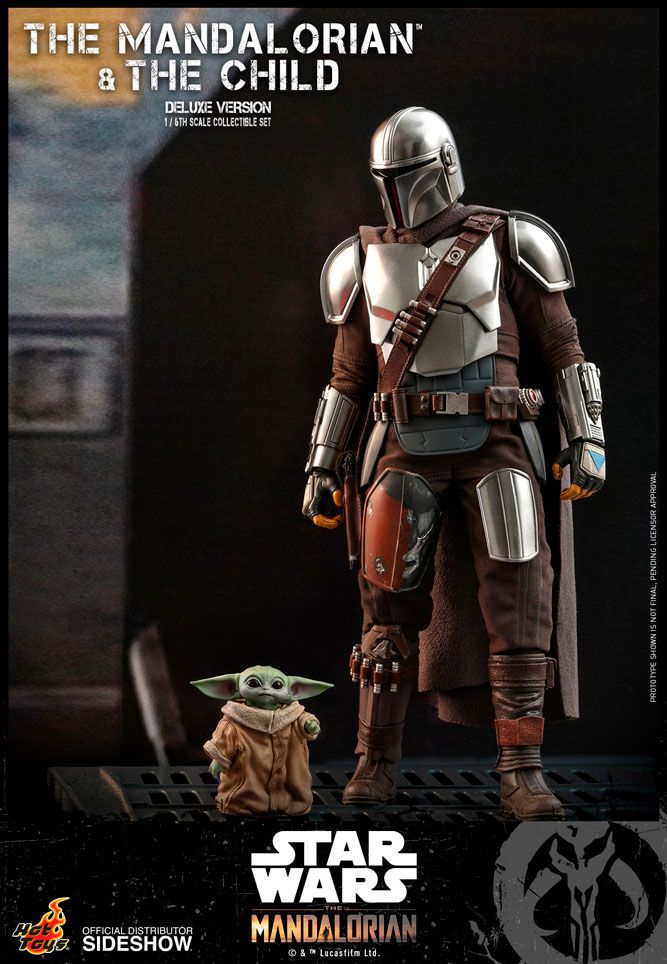 Star Wars The Mandalorian Action Figure 2-Pack 1/6 The Mandalorian &amp; The Child Deluxe 30 cm
