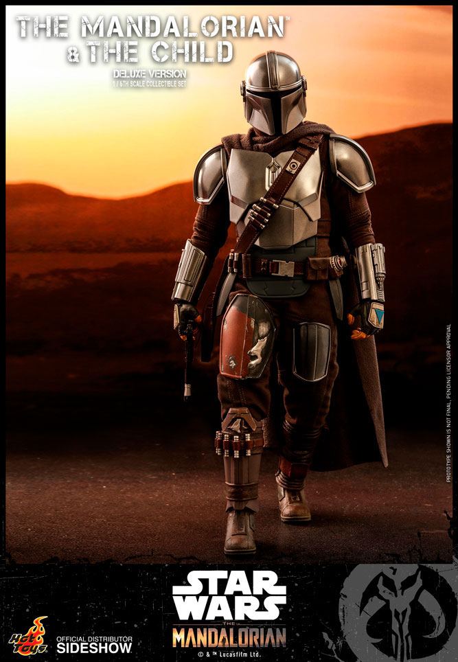 Star Wars The Mandalorian Action Figure 2-Pack 1/6 The Mandalorian &amp; The Child Deluxe 30 cm