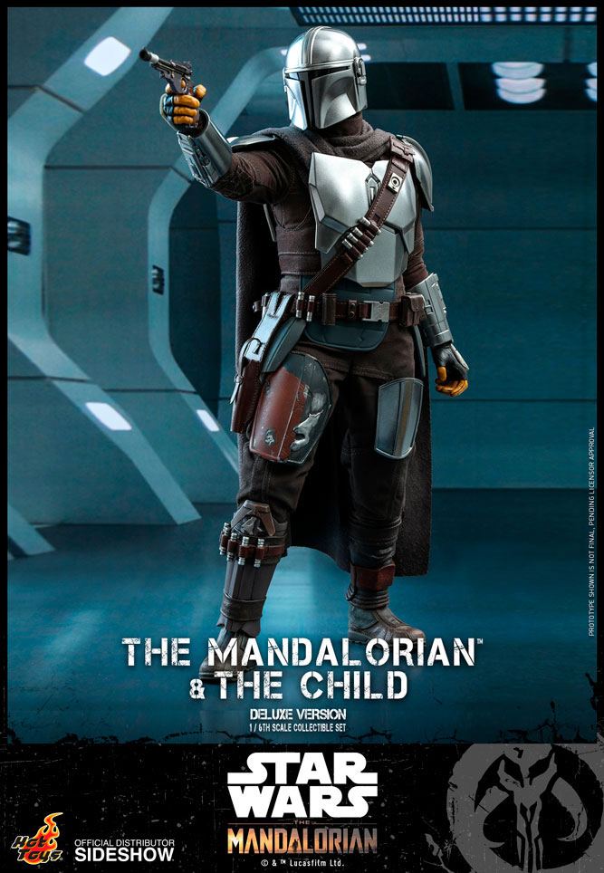 Star Wars The Mandalorian Action Figure 2-Pack 1/6 The Mandalorian &amp; The Child Deluxe 30 cm