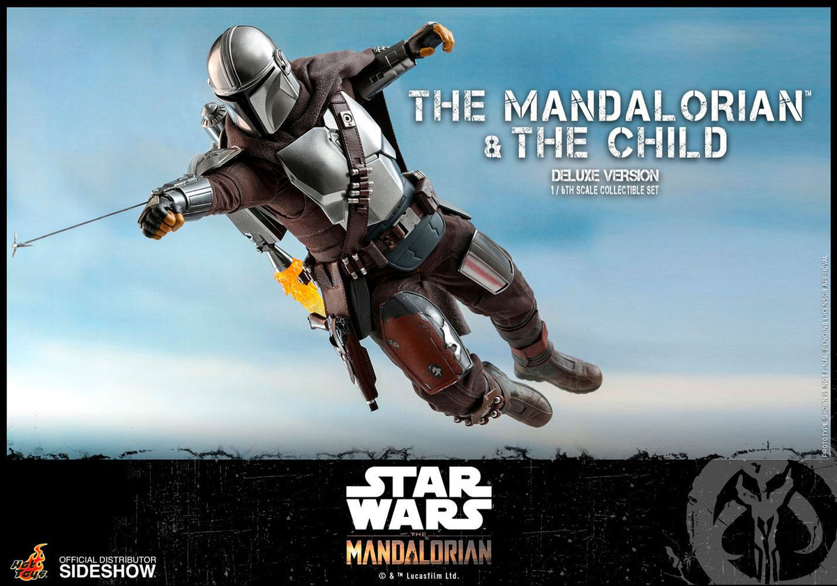 Star Wars The Mandalorian Action Figure 2-Pack 1/6 The Mandalorian &amp; The Child Deluxe 30 cm