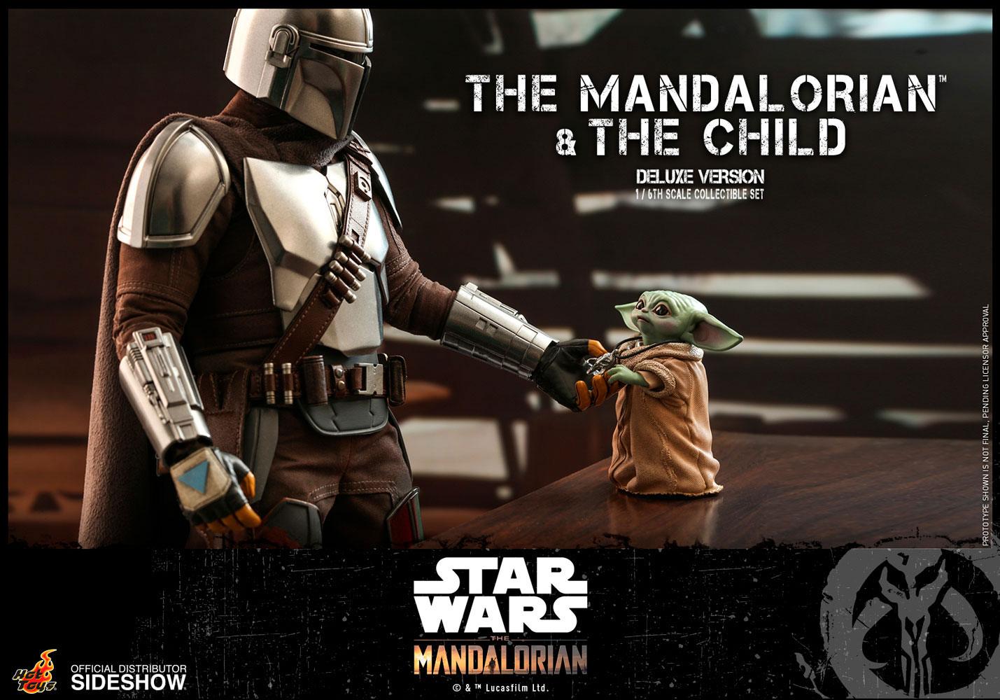 Star Wars The Mandalorian Action Figure 2-Pack 1/6 The Mandalorian &amp; The Child Deluxe 30 cm